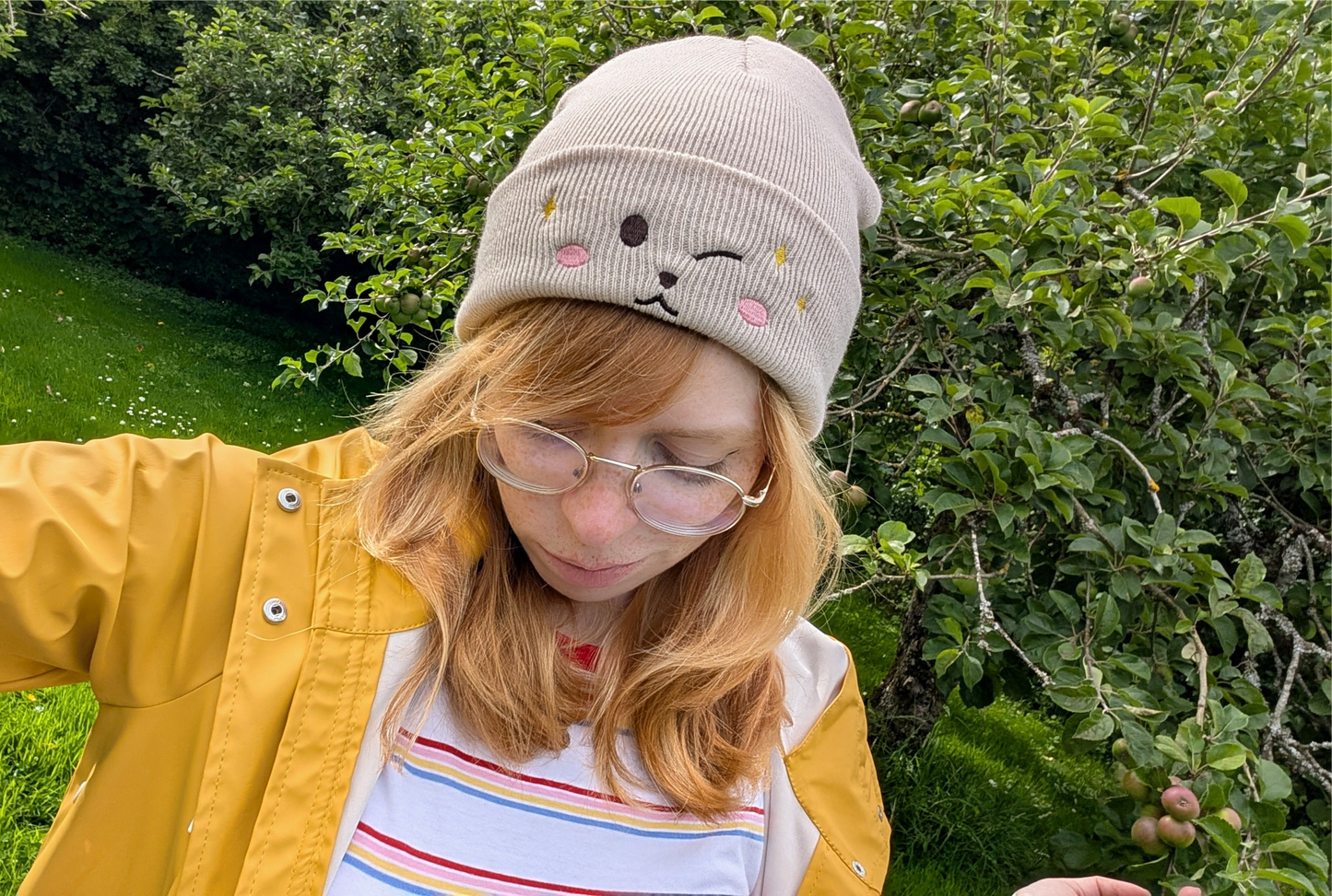 Cute Cat Face Beanie