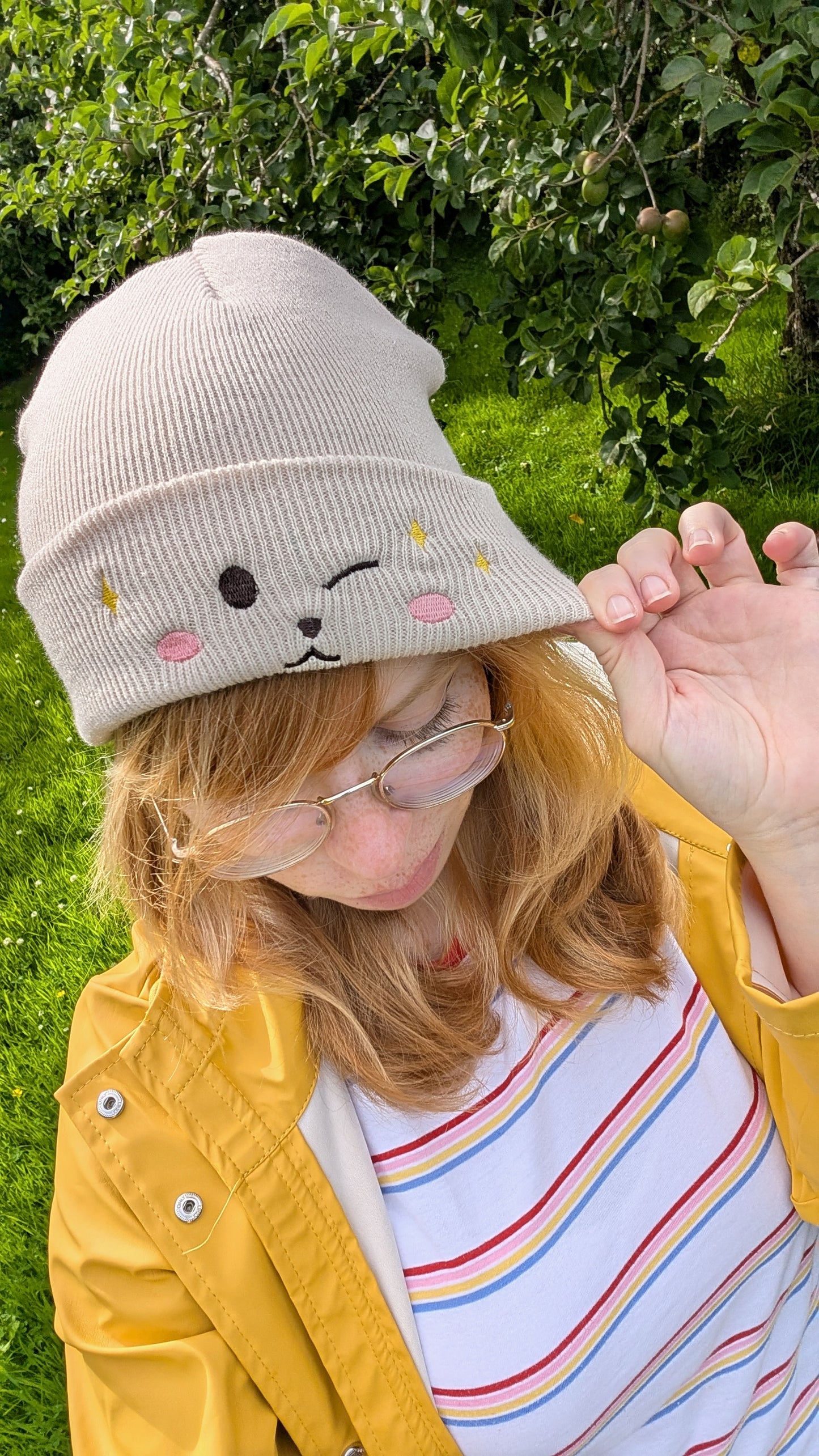 Cute Cat Face Beanie