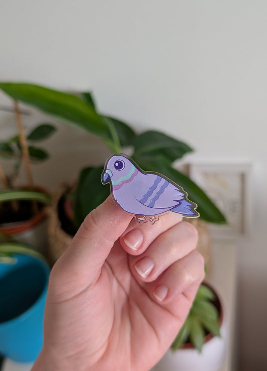 Acrylic Pigeon Pin
