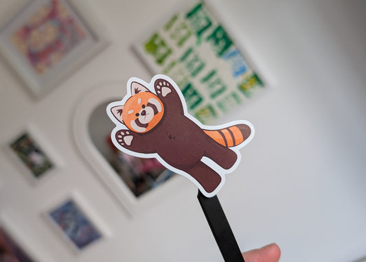 Silly Red Panda Sticker