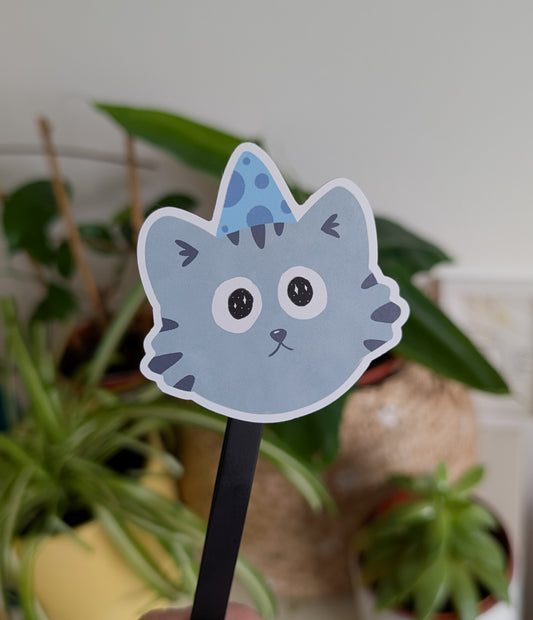 Grey Tabby Cat Sticker