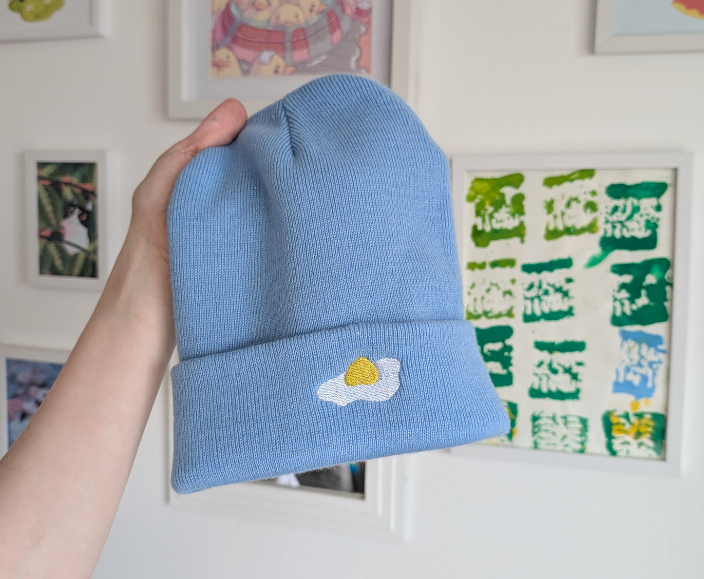 Fried Egg Beanie