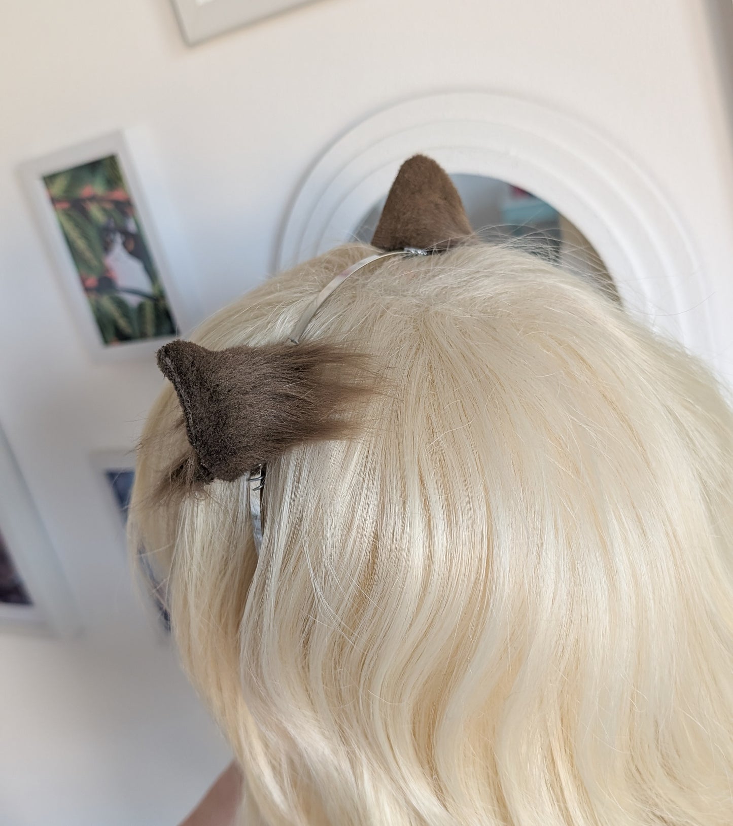 Brown Micro Kitten Ears