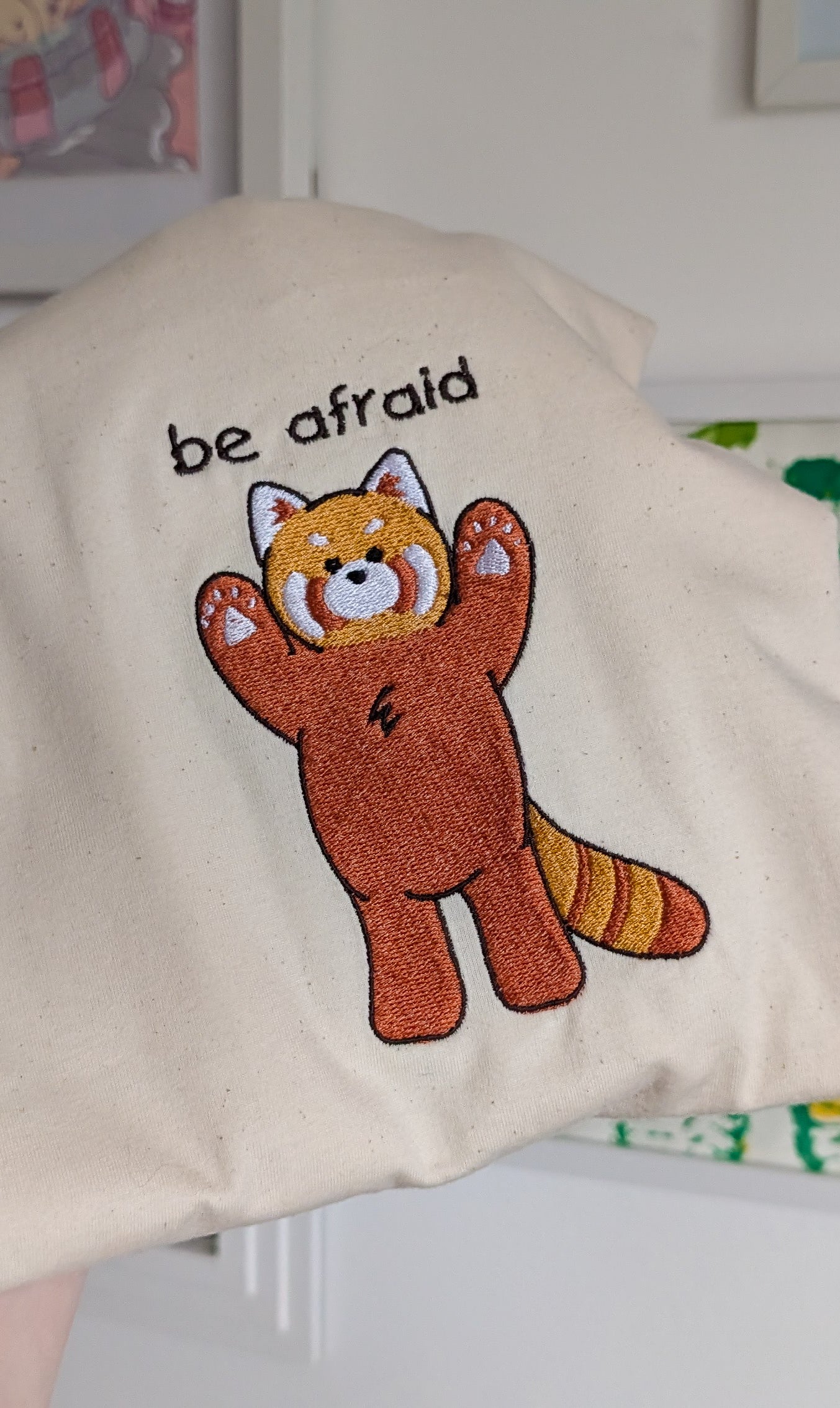 Be Afraid Red Panda Tee