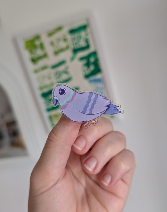 Acrylic Pigeon Pin