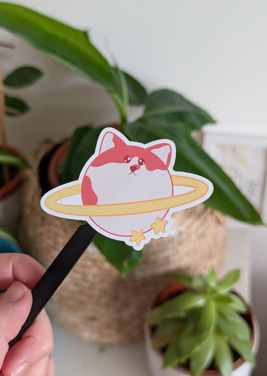 Chonky Cat Planet Sticker