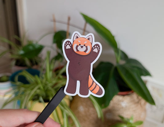 Silly Red Panda Sticker