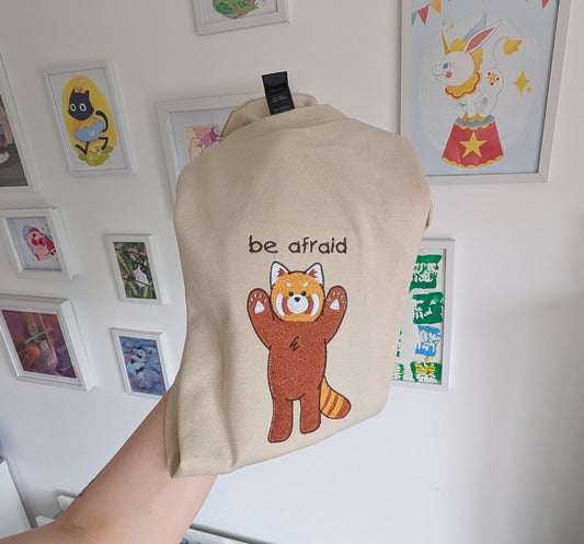 Be Afraid Red Panda Tee