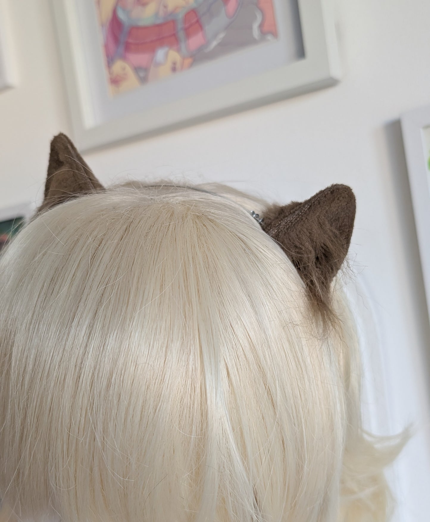 Brown Micro Kitten Ears