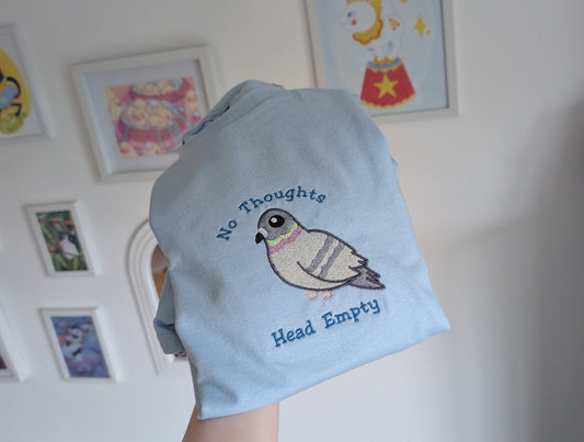 No Thoughts Head Empty Pigeon T Shirt