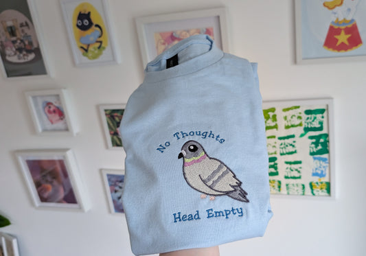 No Thoughts Head Empty Pigeon T Shirt