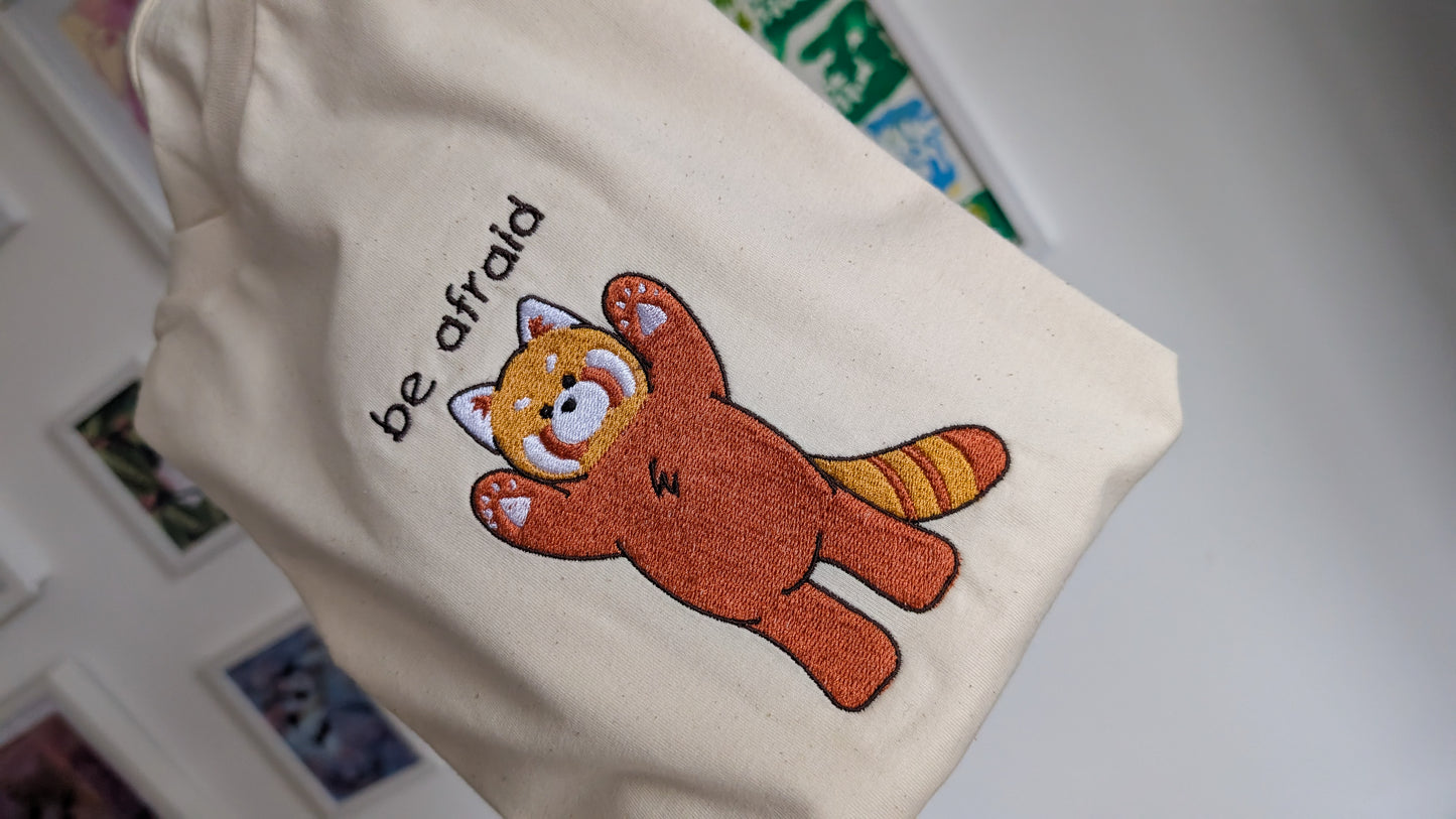 Be Afraid Red Panda Tee