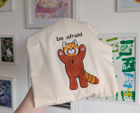 Be Afraid Red Panda Tee