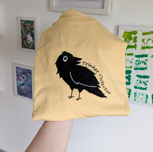 Crow Trinket Collector Organic T Shirt