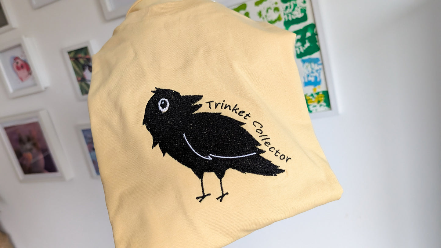 Crow Trinket Collector Organic T Shirt