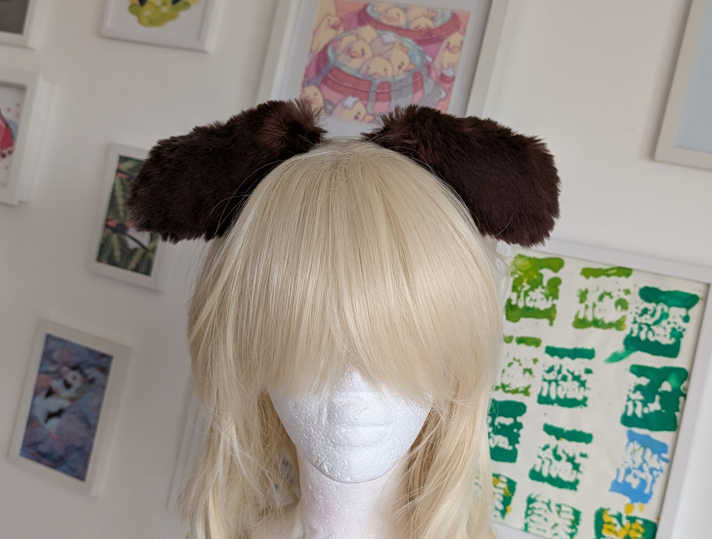 Fluffy Brown Puppy Ears