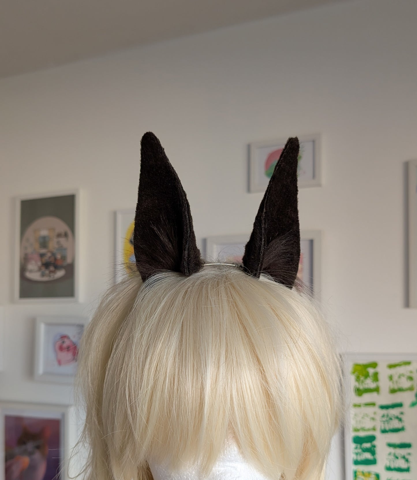 Dark Brown Cosplay Horse Ears