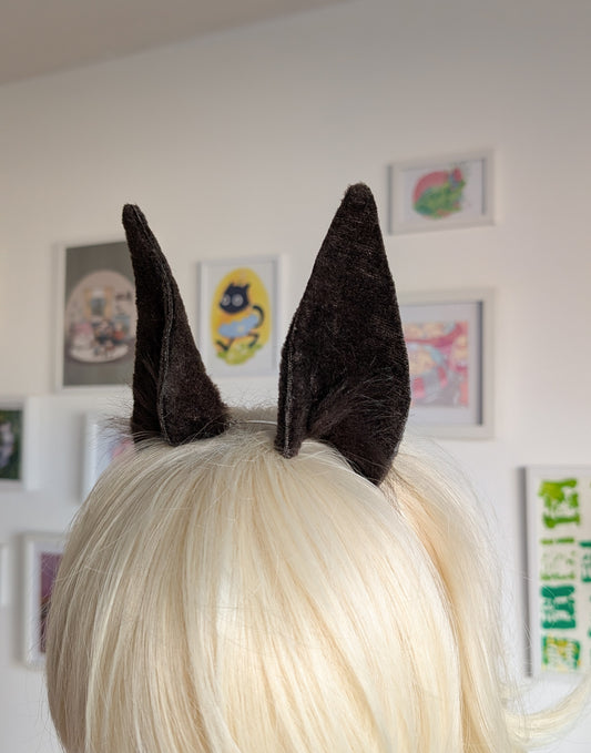 Dark Brown Cosplay Horse Ears