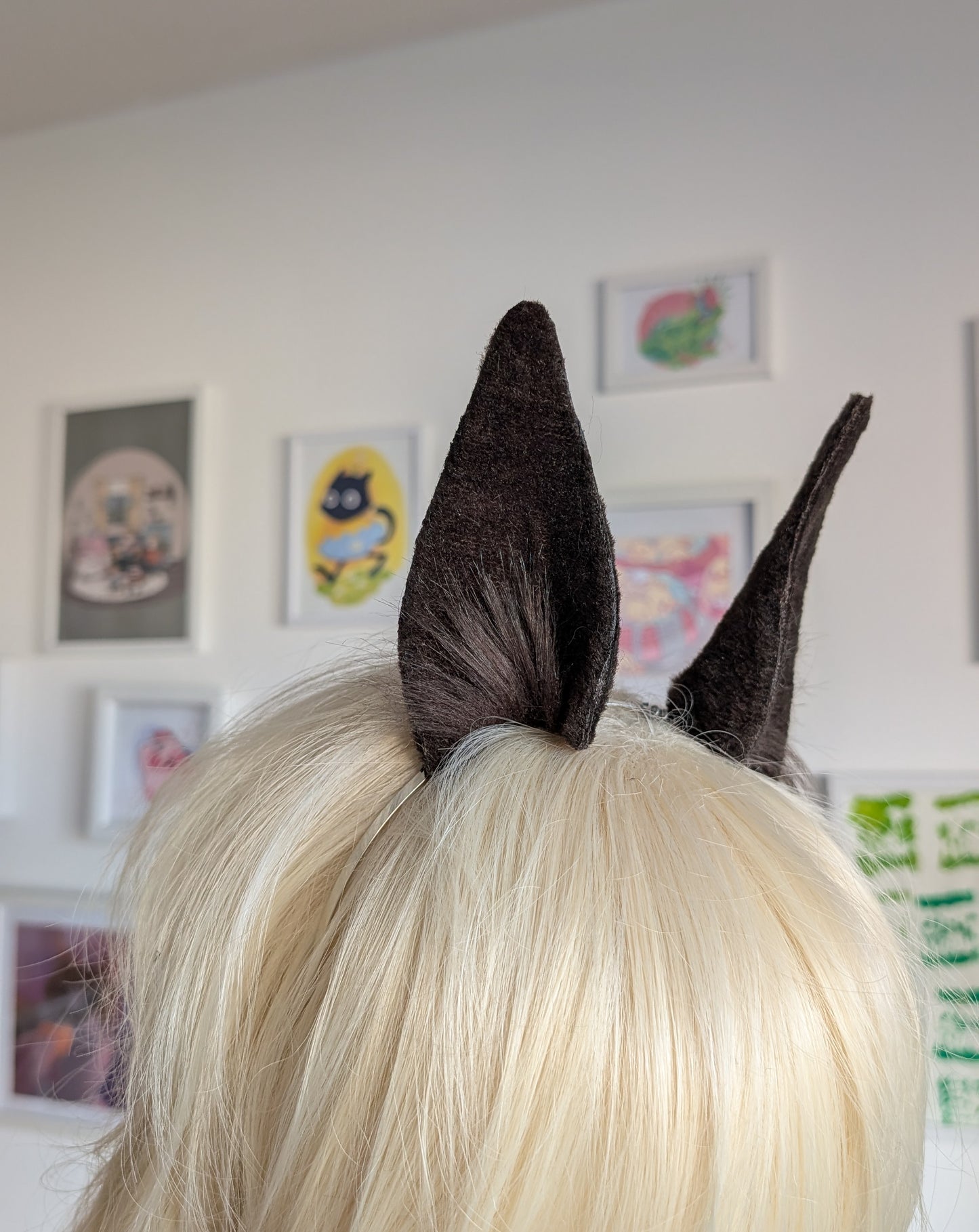 Dark Brown Cosplay Horse Ears