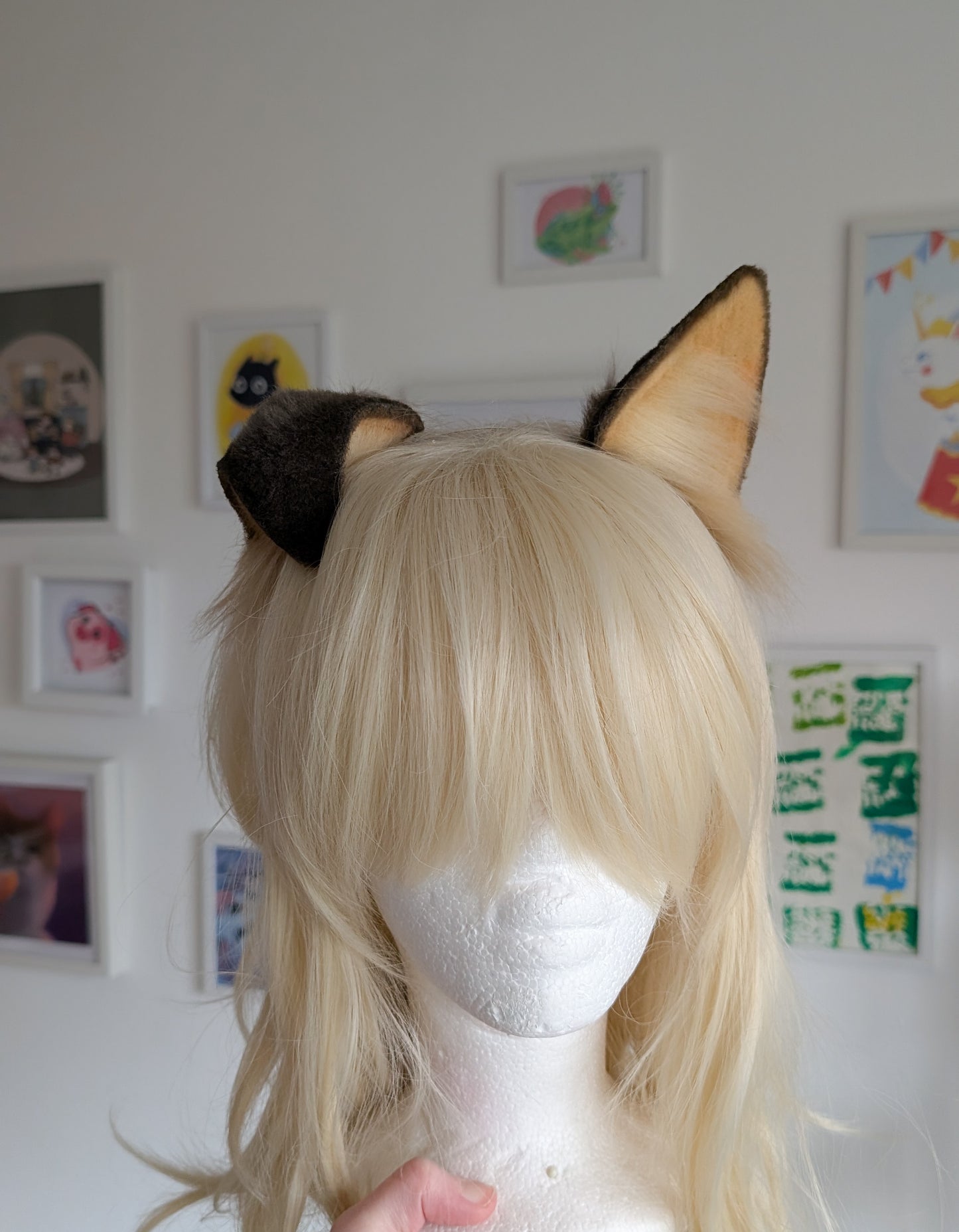 Blonde and Brown Puppy Dog Ears