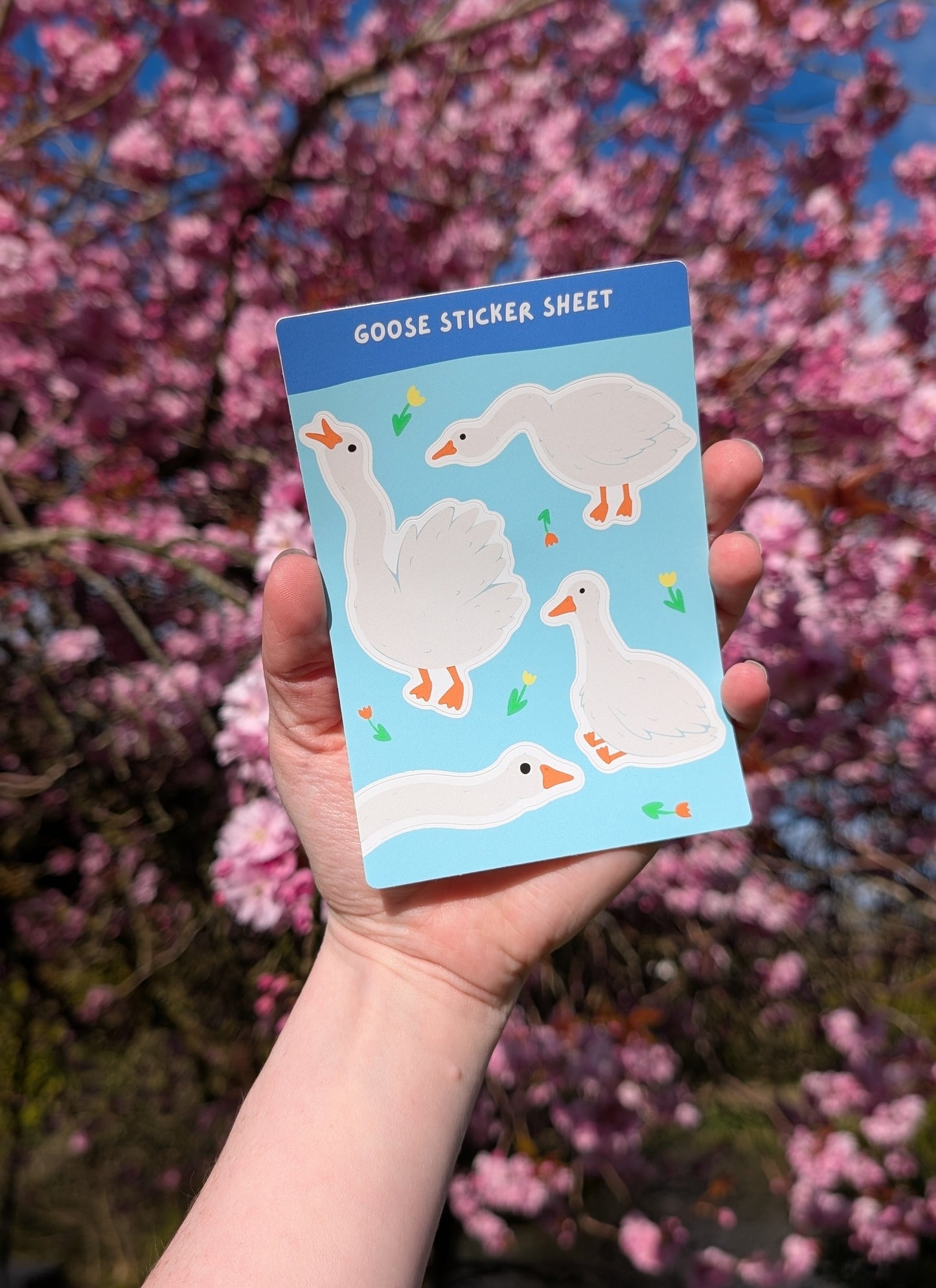 4 goose stickers