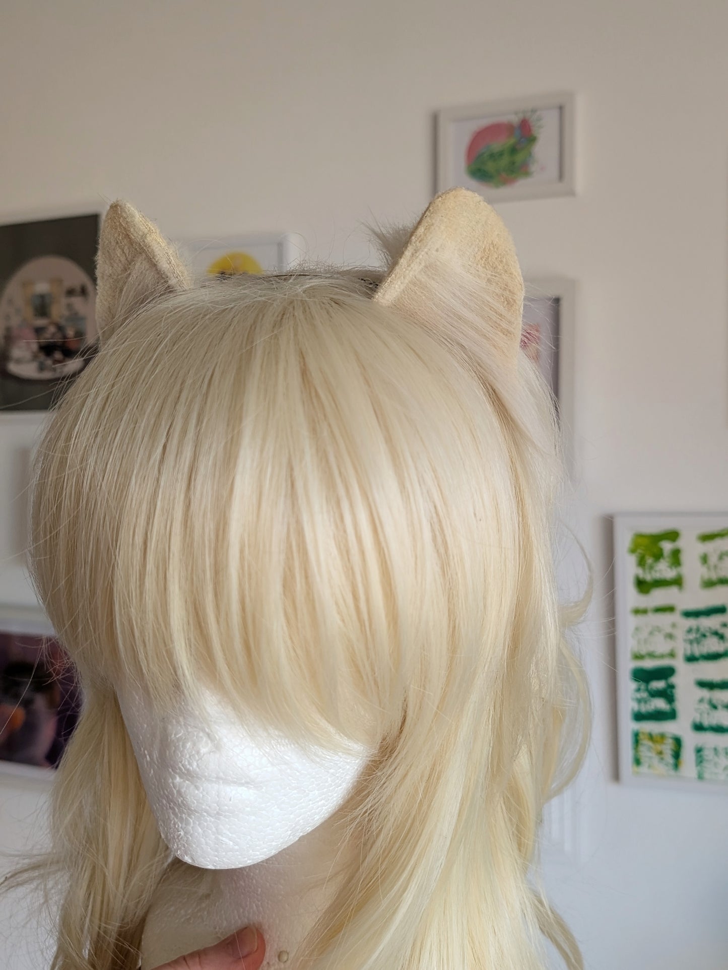 Light Blonde Mini Kitten Ears