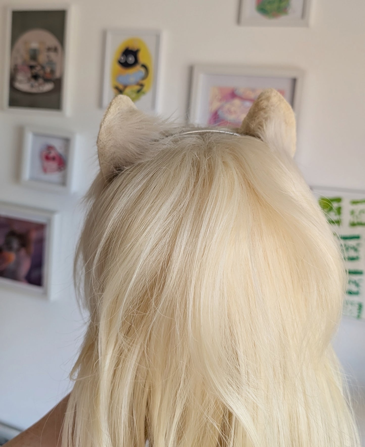 Light Blonde Mini Kitten Ears