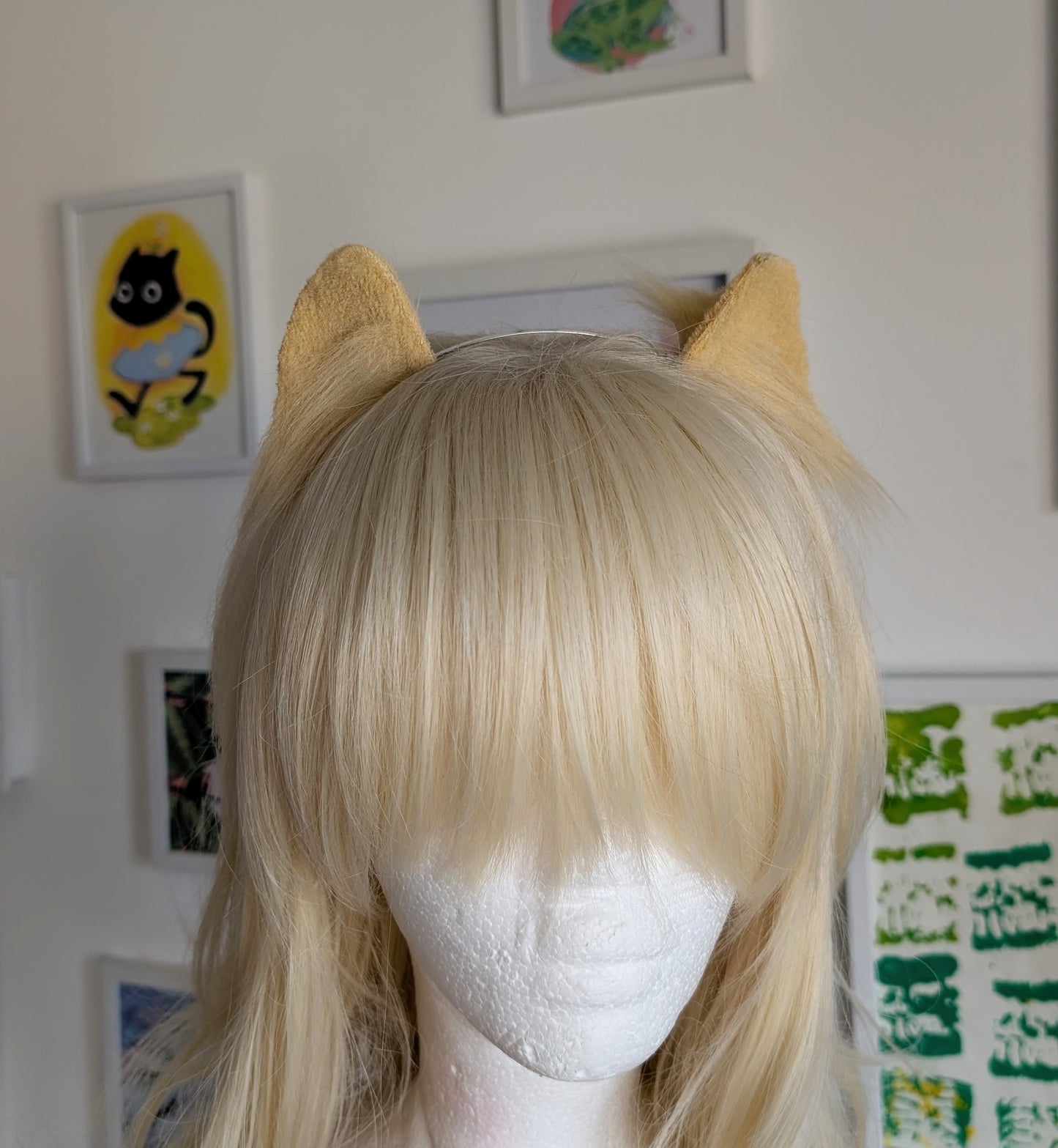 Blonde Mini Kitten Ears