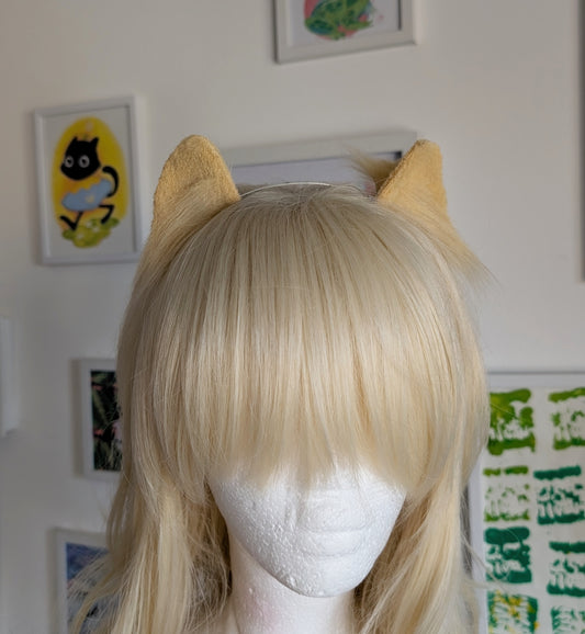 Blonde Mini Kitten Ears