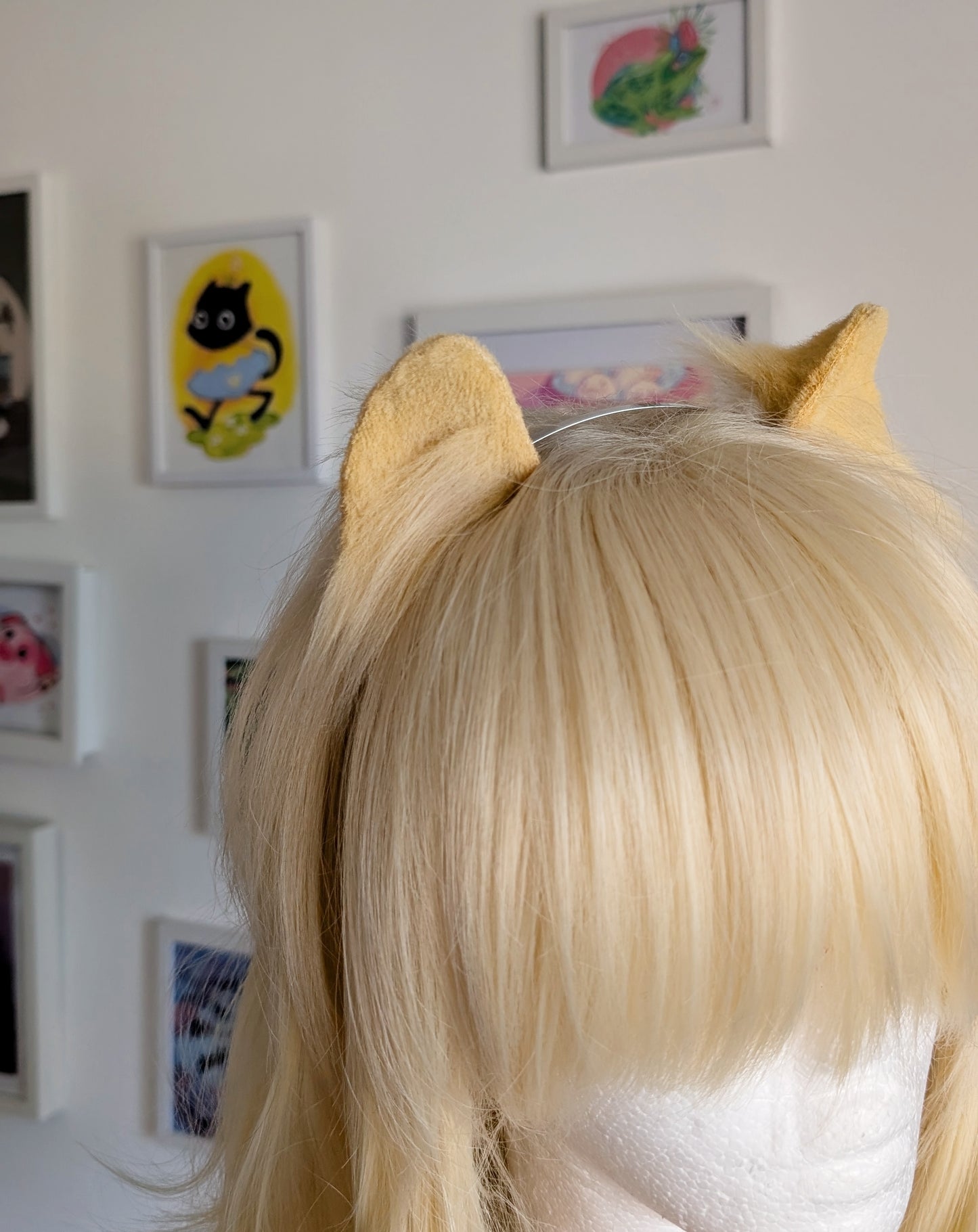 Blonde Mini Kitten Ears
