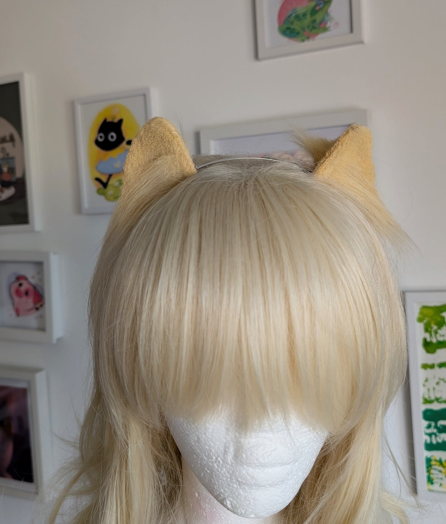 Blonde Mini Kitten Ears