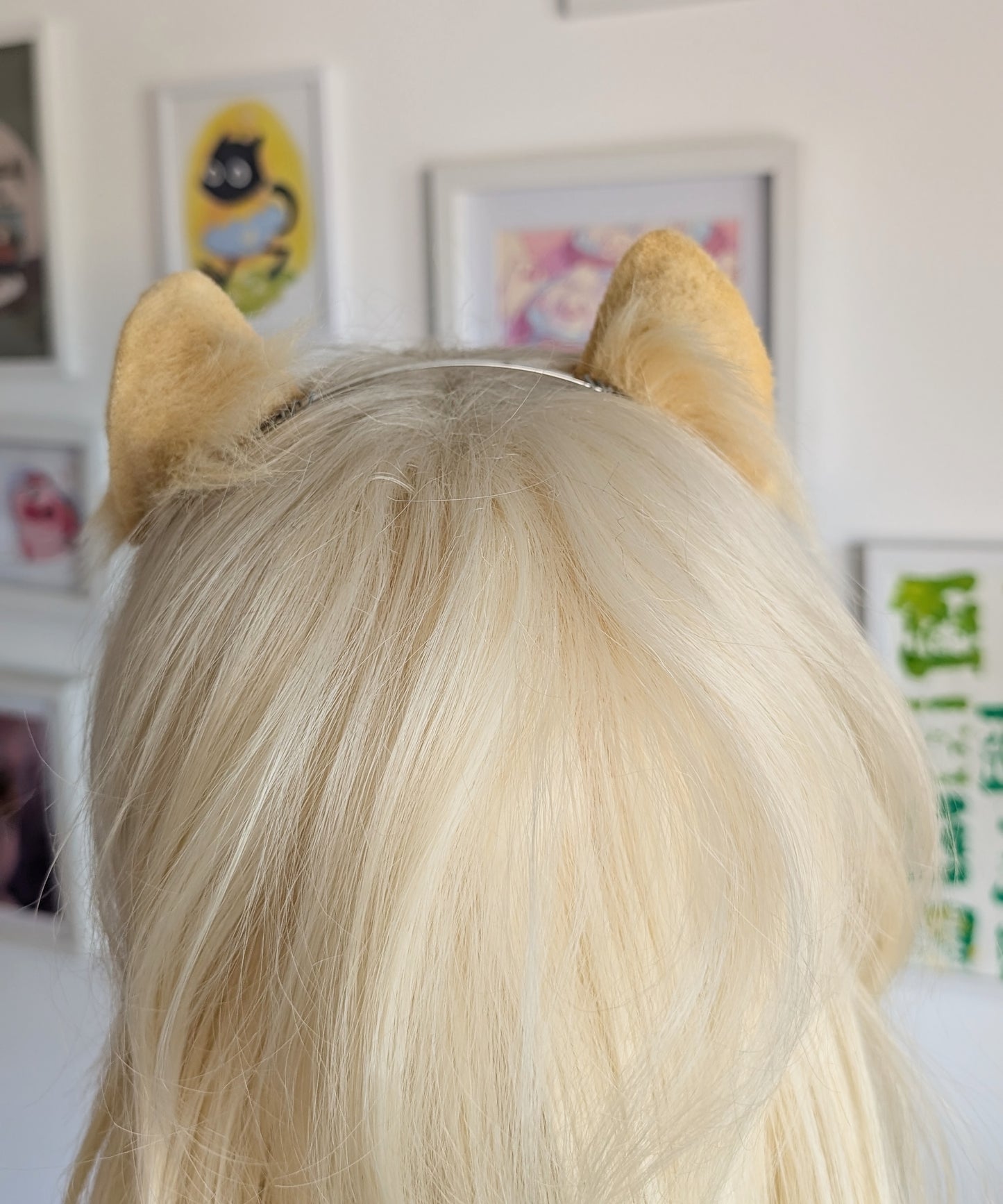 Blonde Mini Kitten Ears