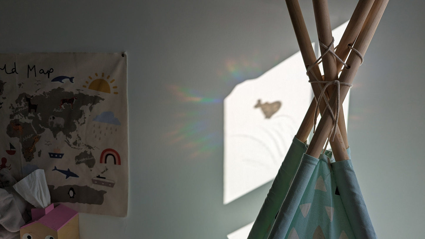 Galaxy Whale Window Sticker | Rainbow Maker | Sun catcher Sticker | Suncatcher
